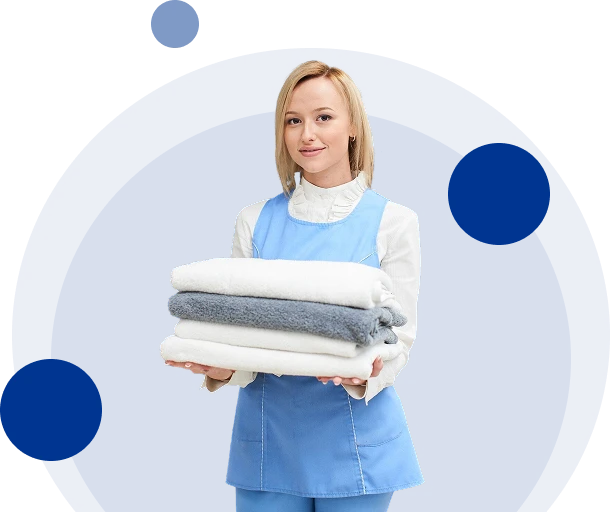 portrait-laundry-worker-background-clothes-hangers-dry-cleaning portrait-laundry-worker-background-clothes-hangers-dry-cleaning